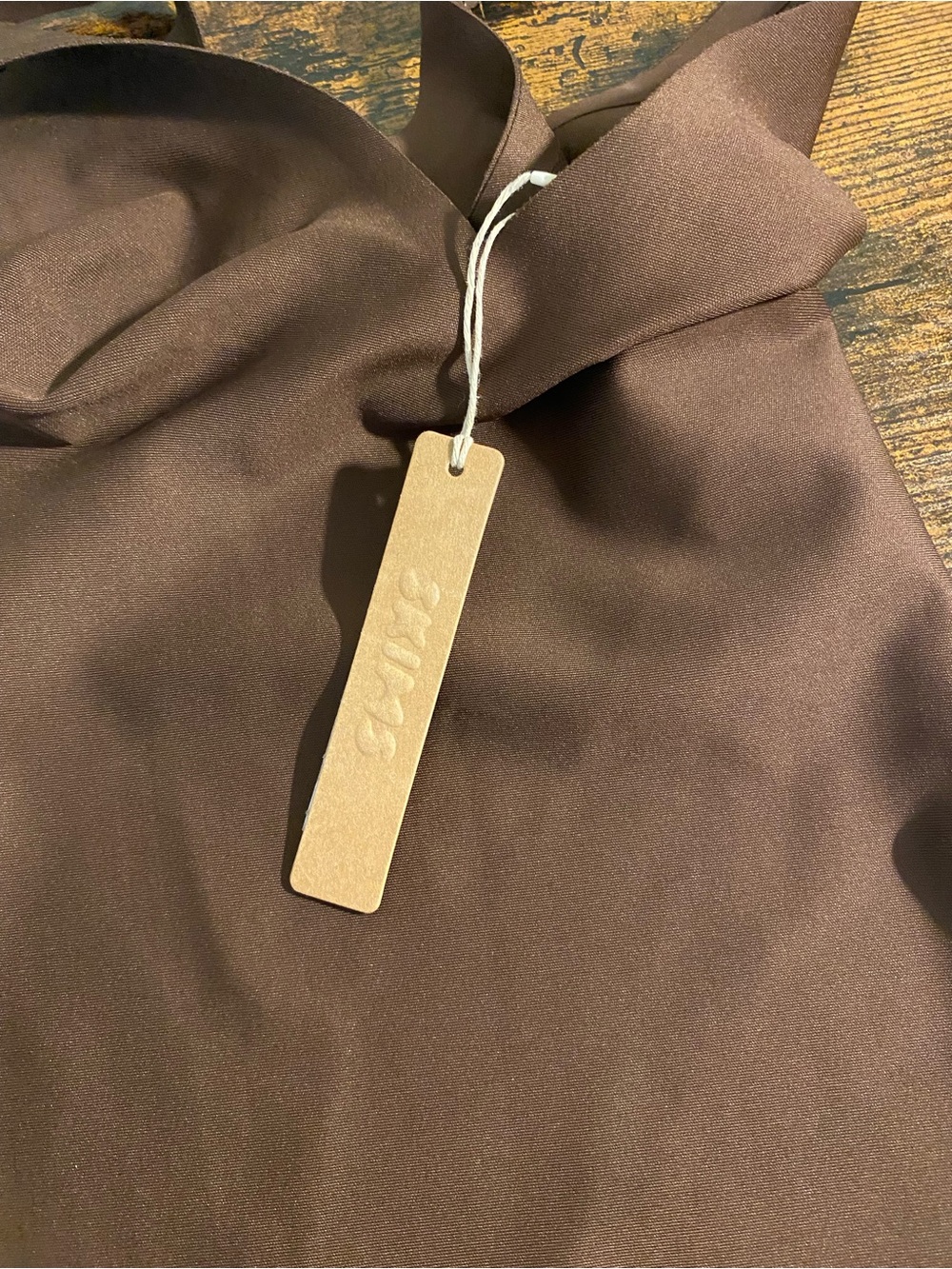 NWT SKIMS Plunge Bodysuit in Cocoa - Picture 4 of 6